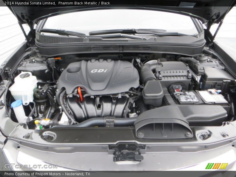 Phantom Black Metallic / Black 2014 Hyundai Sonata Limited