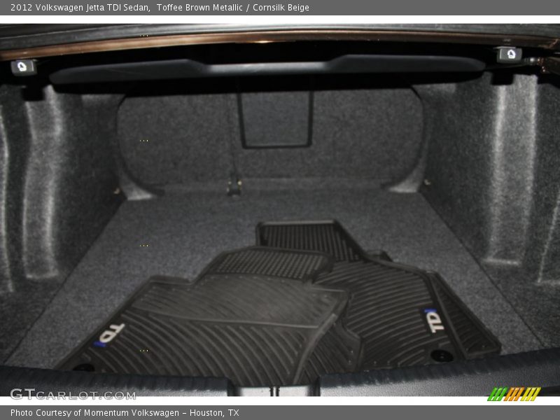 Toffee Brown Metallic / Cornsilk Beige 2012 Volkswagen Jetta TDI Sedan