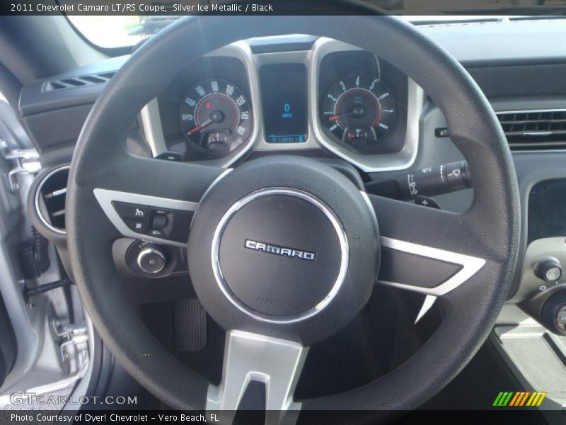 Silver Ice Metallic / Black 2011 Chevrolet Camaro LT/RS Coupe