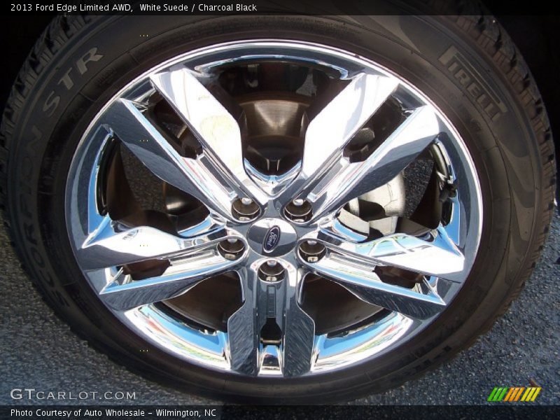 White Suede / Charcoal Black 2013 Ford Edge Limited AWD