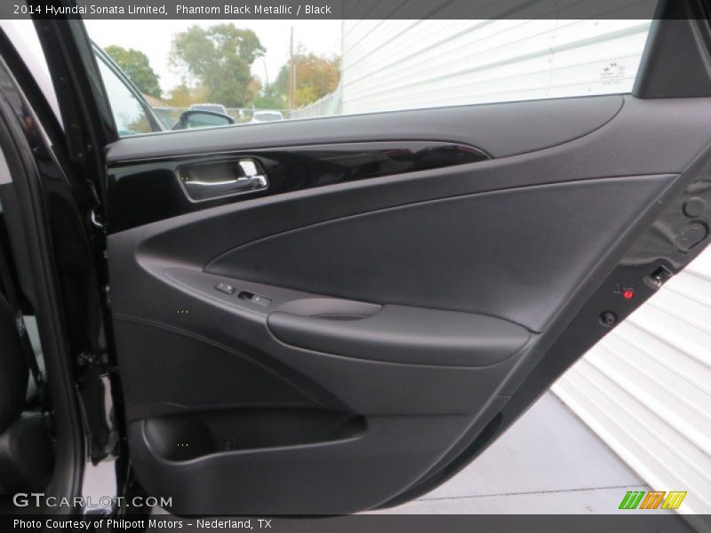 Phantom Black Metallic / Black 2014 Hyundai Sonata Limited