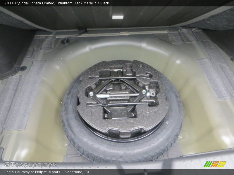 Phantom Black Metallic / Black 2014 Hyundai Sonata Limited