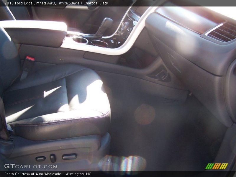 White Suede / Charcoal Black 2013 Ford Edge Limited AWD