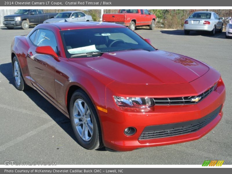 Crystal Red Tintcoat / Black 2014 Chevrolet Camaro LT Coupe