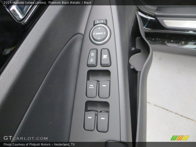 Phantom Black Metallic / Black 2014 Hyundai Sonata Limited