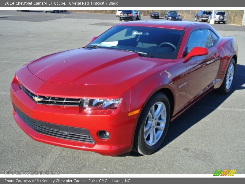 Crystal Red Tintcoat / Black 2014 Chevrolet Camaro LT Coupe