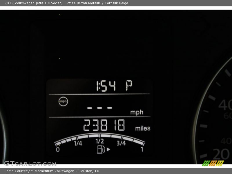 Toffee Brown Metallic / Cornsilk Beige 2012 Volkswagen Jetta TDI Sedan