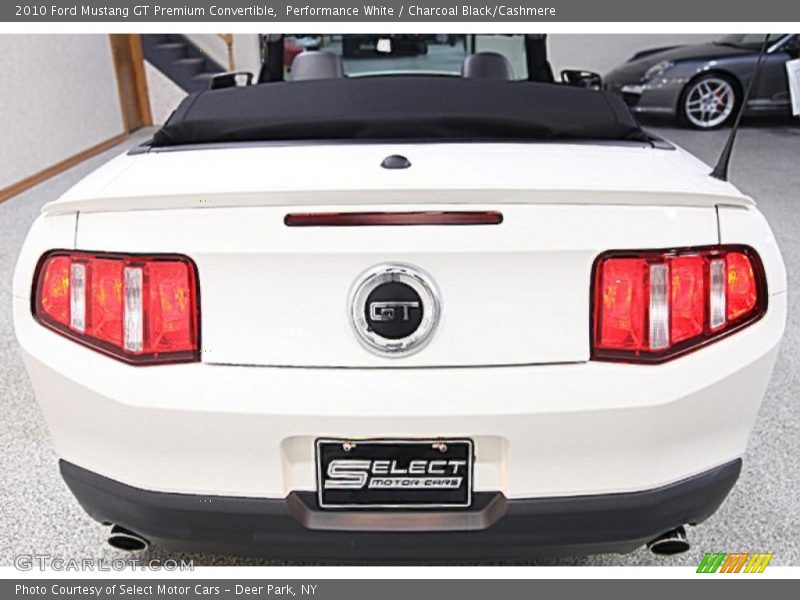 Performance White / Charcoal Black/Cashmere 2010 Ford Mustang GT Premium Convertible