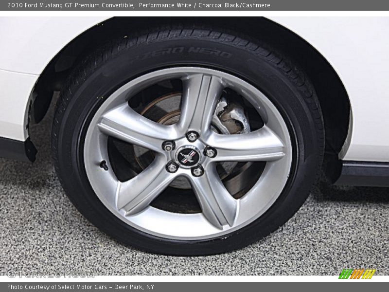 Performance White / Charcoal Black/Cashmere 2010 Ford Mustang GT Premium Convertible
