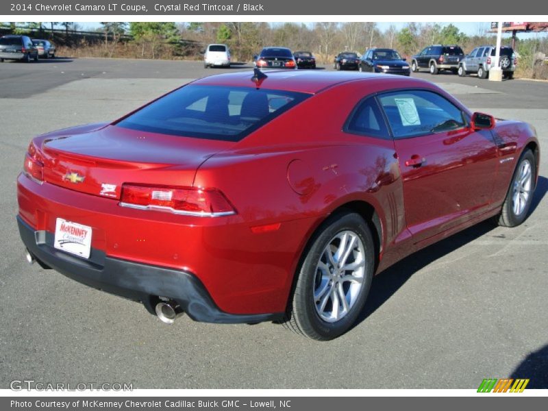 Crystal Red Tintcoat / Black 2014 Chevrolet Camaro LT Coupe