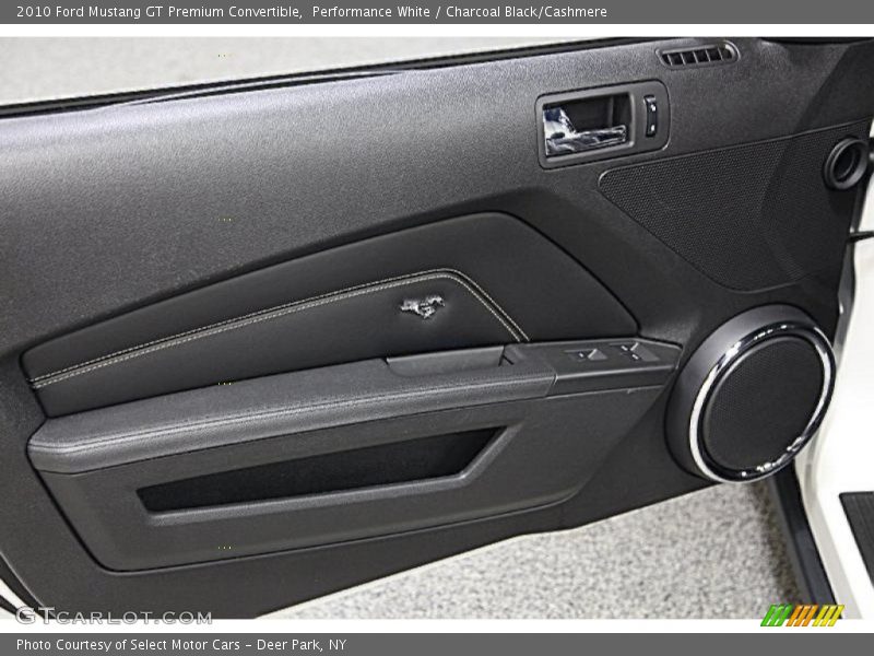 Performance White / Charcoal Black/Cashmere 2010 Ford Mustang GT Premium Convertible