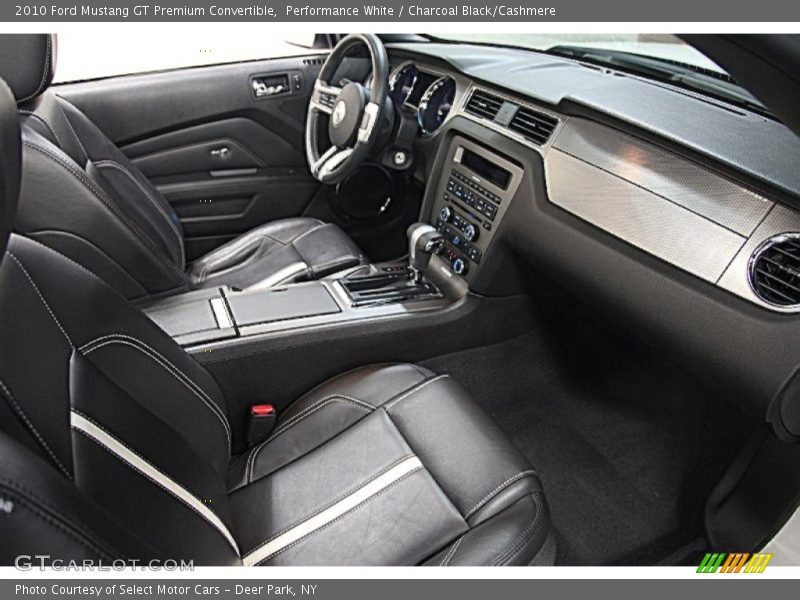 Performance White / Charcoal Black/Cashmere 2010 Ford Mustang GT Premium Convertible