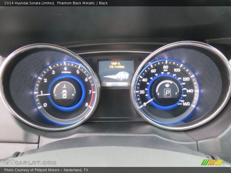 Phantom Black Metallic / Black 2014 Hyundai Sonata Limited