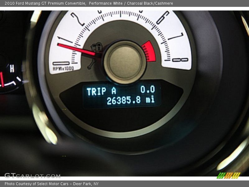 Performance White / Charcoal Black/Cashmere 2010 Ford Mustang GT Premium Convertible