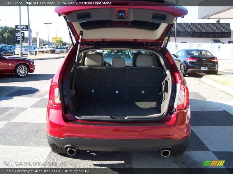 Ruby Red / Medium Light Stone 2013 Ford Edge SEL EcoBoost