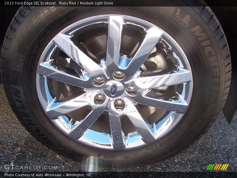 Ruby Red / Medium Light Stone 2013 Ford Edge SEL EcoBoost