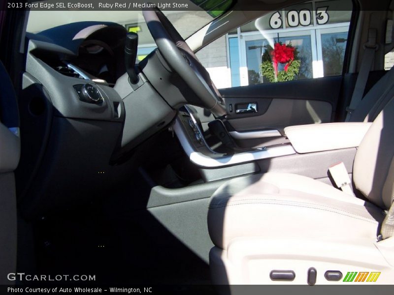 Ruby Red / Medium Light Stone 2013 Ford Edge SEL EcoBoost