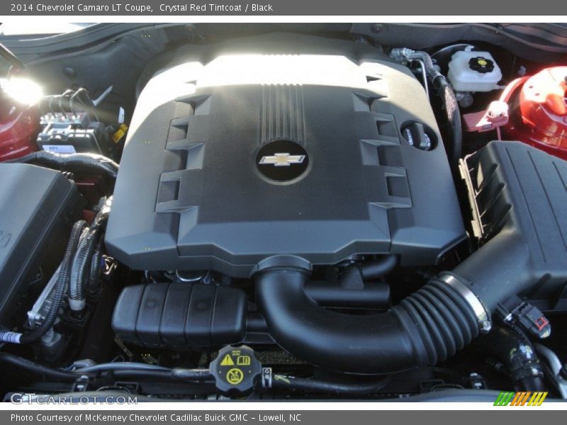 Crystal Red Tintcoat / Black 2014 Chevrolet Camaro LT Coupe