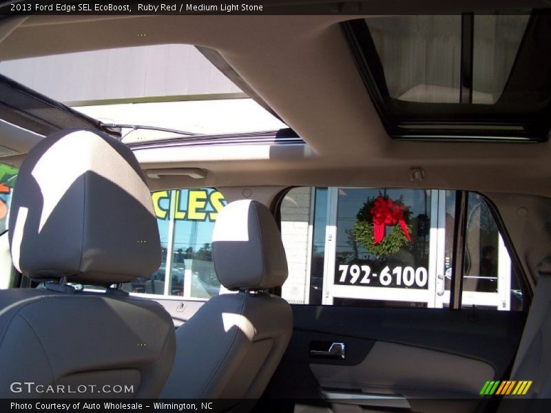 Ruby Red / Medium Light Stone 2013 Ford Edge SEL EcoBoost