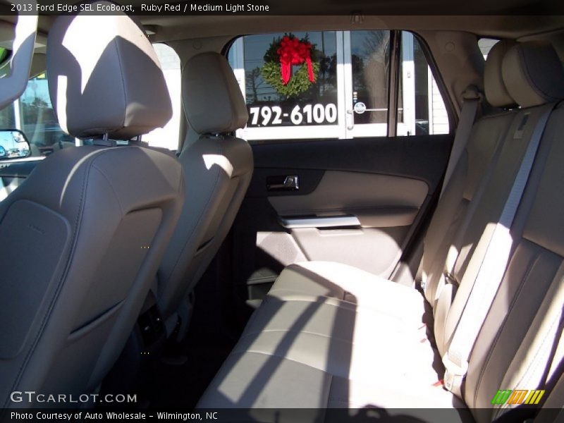 Ruby Red / Medium Light Stone 2013 Ford Edge SEL EcoBoost