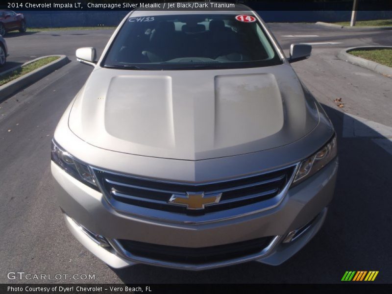 Champagne Silver Metallic / Jet Black/Dark Titanium 2014 Chevrolet Impala LT