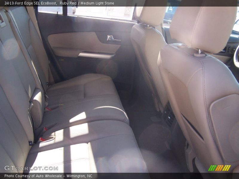 Ruby Red / Medium Light Stone 2013 Ford Edge SEL EcoBoost