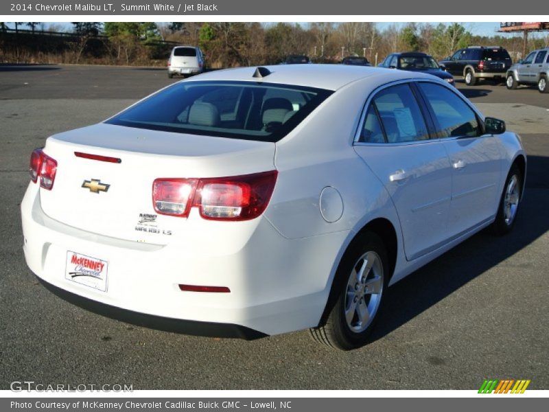 Summit White / Jet Black 2014 Chevrolet Malibu LT