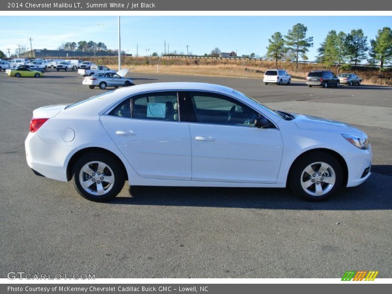 Summit White / Jet Black 2014 Chevrolet Malibu LT