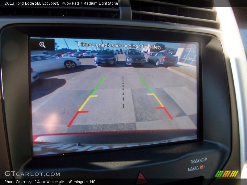Ruby Red / Medium Light Stone 2013 Ford Edge SEL EcoBoost