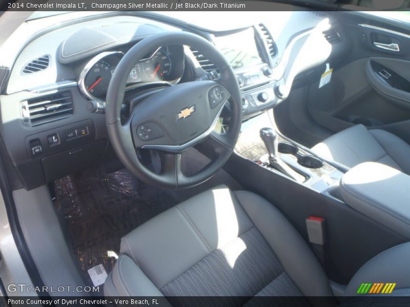 Champagne Silver Metallic / Jet Black/Dark Titanium 2014 Chevrolet Impala LT