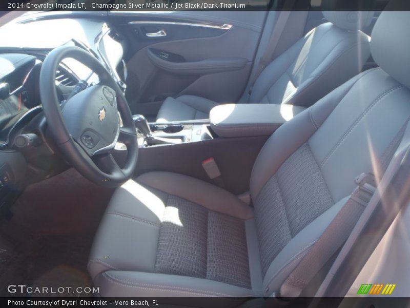 Champagne Silver Metallic / Jet Black/Dark Titanium 2014 Chevrolet Impala LT