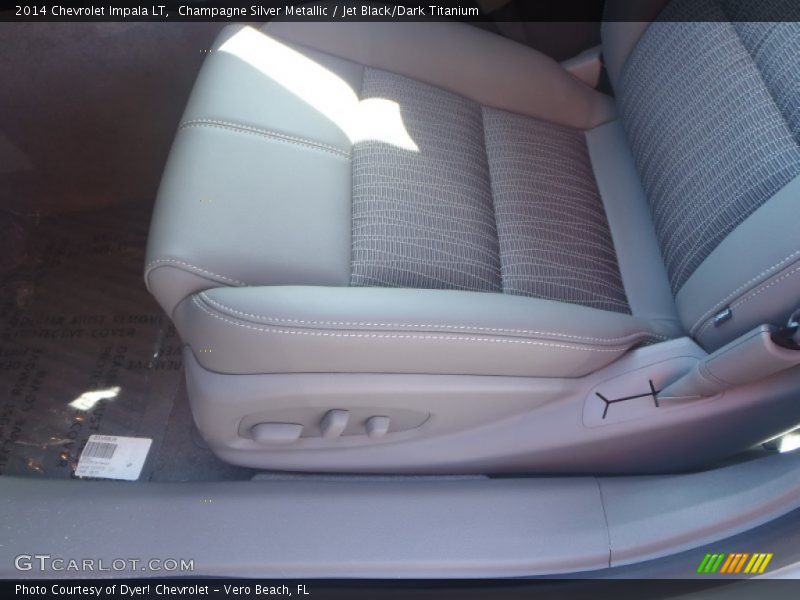 Champagne Silver Metallic / Jet Black/Dark Titanium 2014 Chevrolet Impala LT