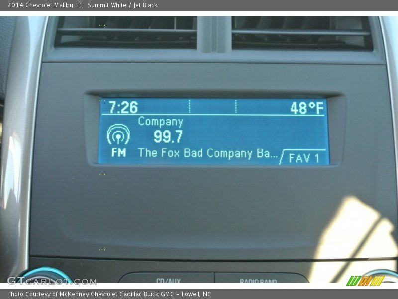 Summit White / Jet Black 2014 Chevrolet Malibu LT