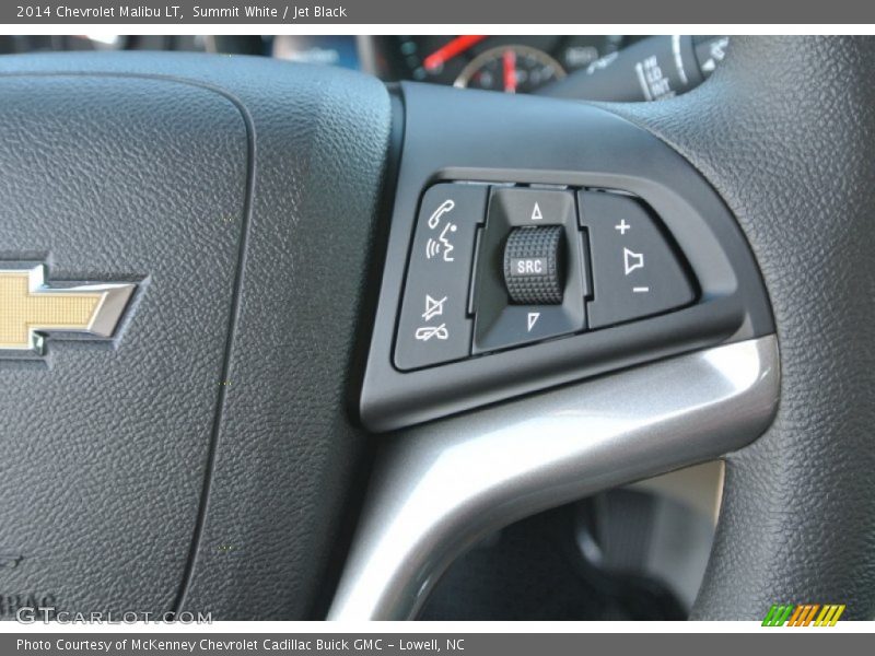 Summit White / Jet Black 2014 Chevrolet Malibu LT