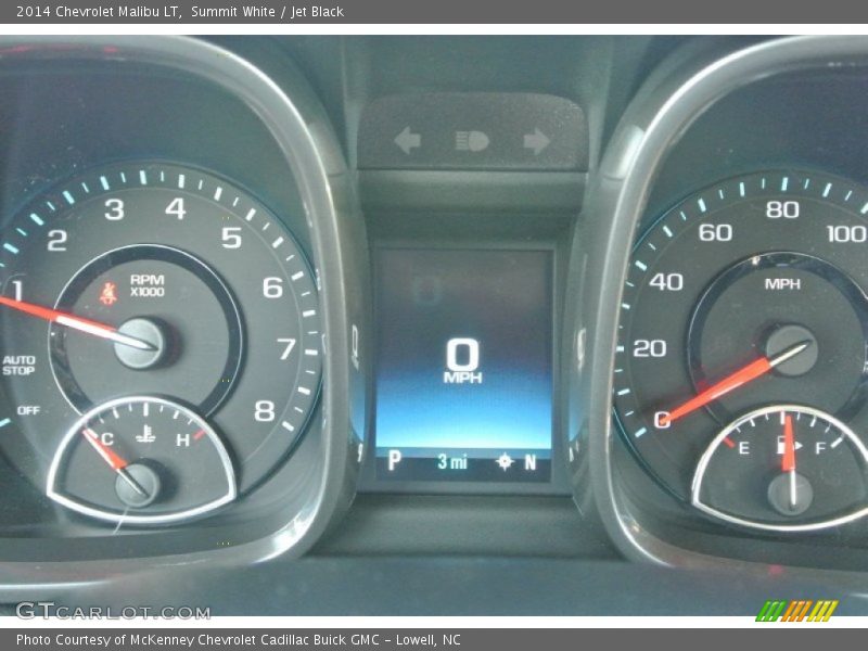 Summit White / Jet Black 2014 Chevrolet Malibu LT