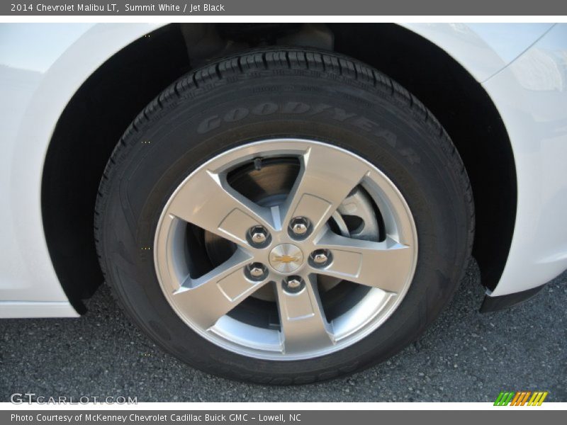 Summit White / Jet Black 2014 Chevrolet Malibu LT