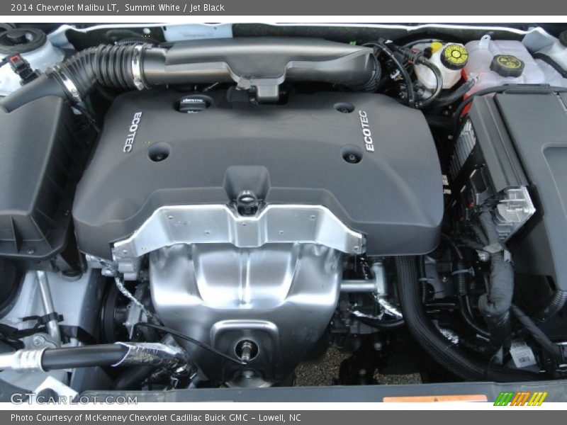 Summit White / Jet Black 2014 Chevrolet Malibu LT