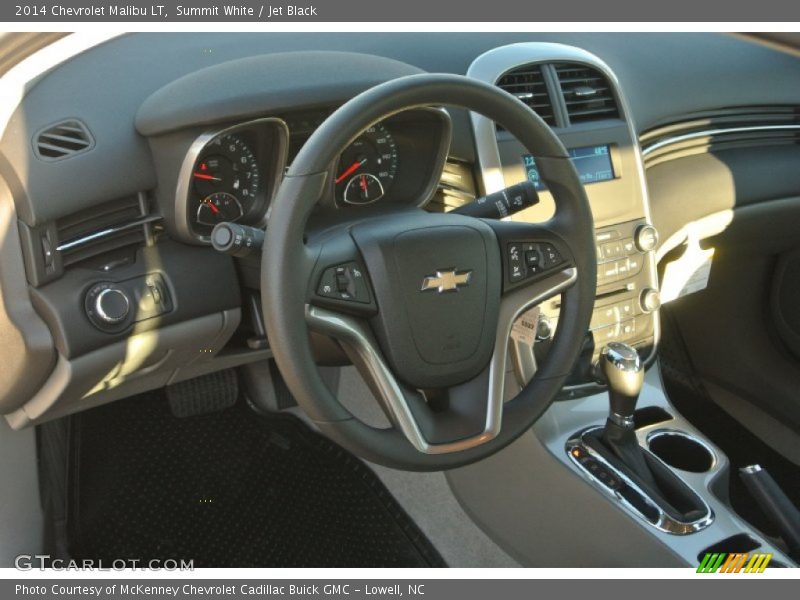 Summit White / Jet Black 2014 Chevrolet Malibu LT