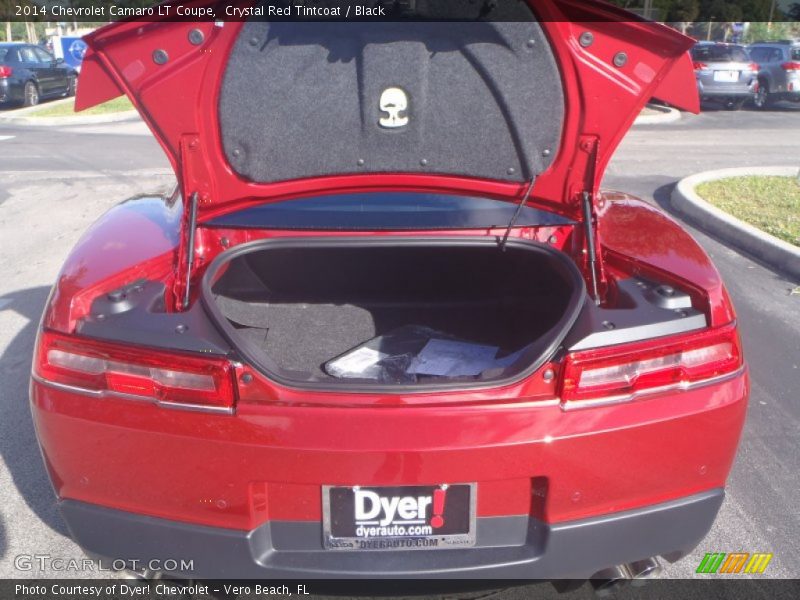 Crystal Red Tintcoat / Black 2014 Chevrolet Camaro LT Coupe