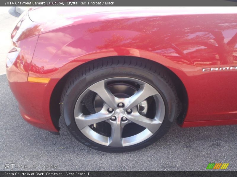 Crystal Red Tintcoat / Black 2014 Chevrolet Camaro LT Coupe