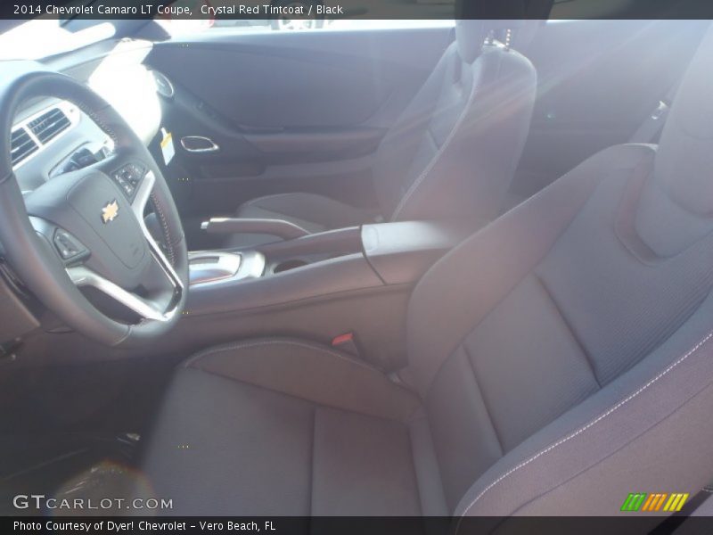 Crystal Red Tintcoat / Black 2014 Chevrolet Camaro LT Coupe