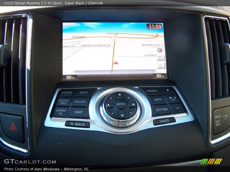 Super Black / Charcoal 2013 Nissan Maxima 3.5 SV Sport