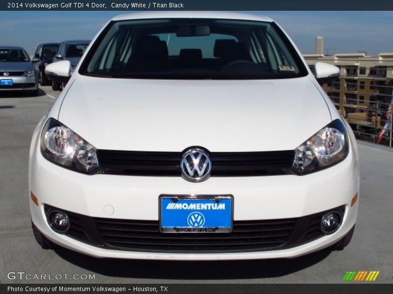Candy White / Titan Black 2014 Volkswagen Golf TDI 4 Door