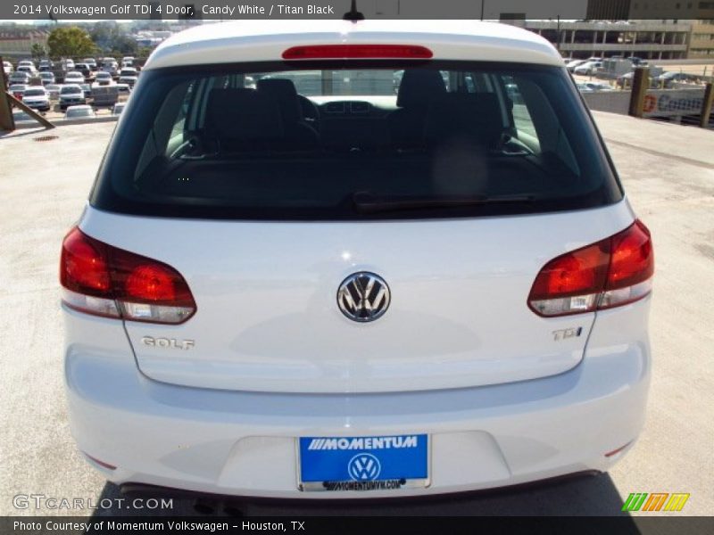 Candy White / Titan Black 2014 Volkswagen Golf TDI 4 Door