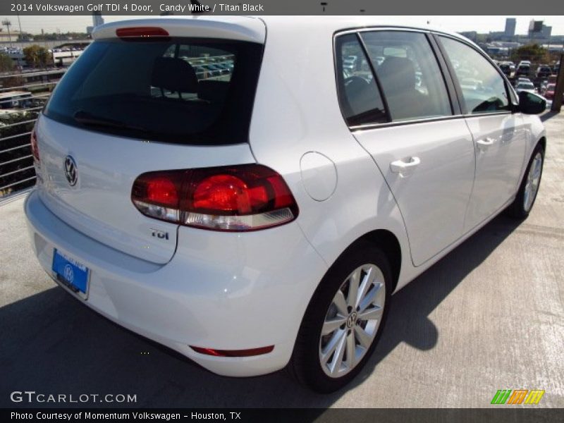 Candy White / Titan Black 2014 Volkswagen Golf TDI 4 Door