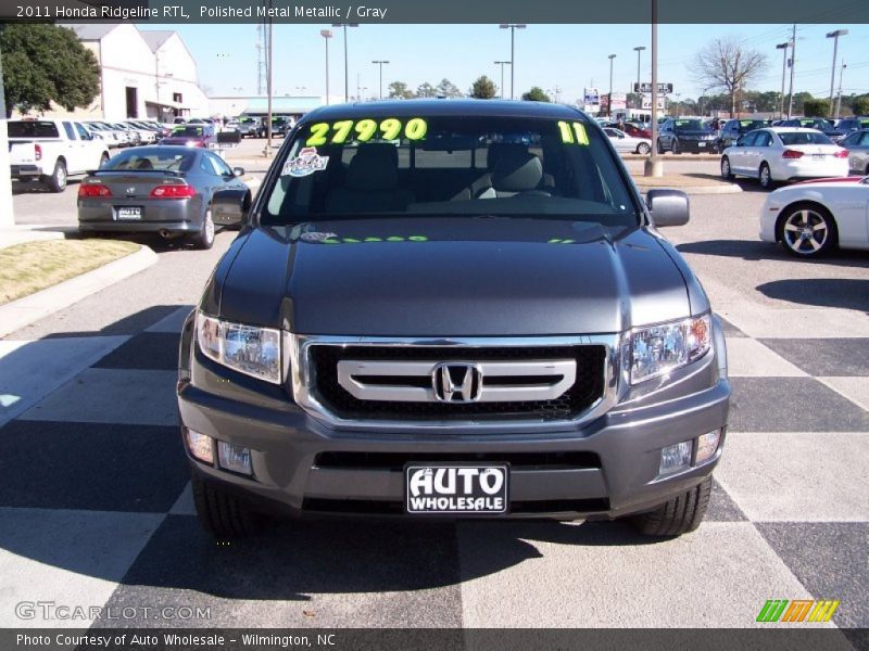 Polished Metal Metallic / Gray 2011 Honda Ridgeline RTL