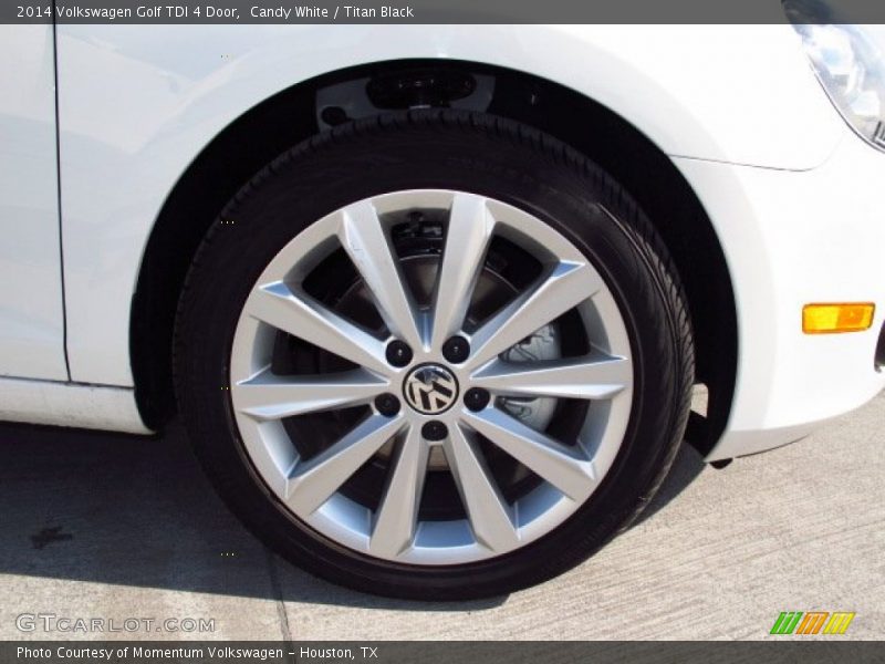 Candy White / Titan Black 2014 Volkswagen Golf TDI 4 Door