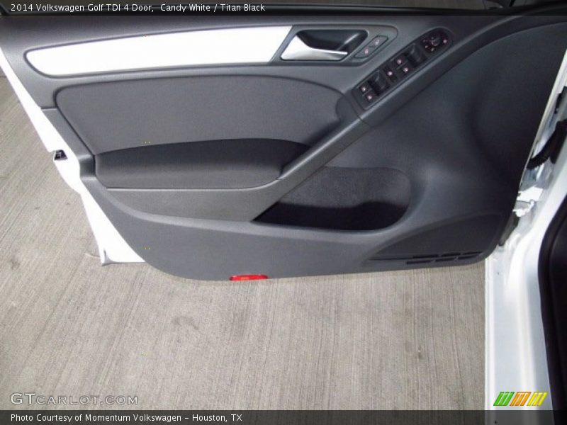 Candy White / Titan Black 2014 Volkswagen Golf TDI 4 Door