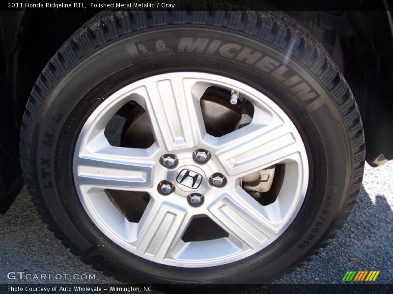 Polished Metal Metallic / Gray 2011 Honda Ridgeline RTL
