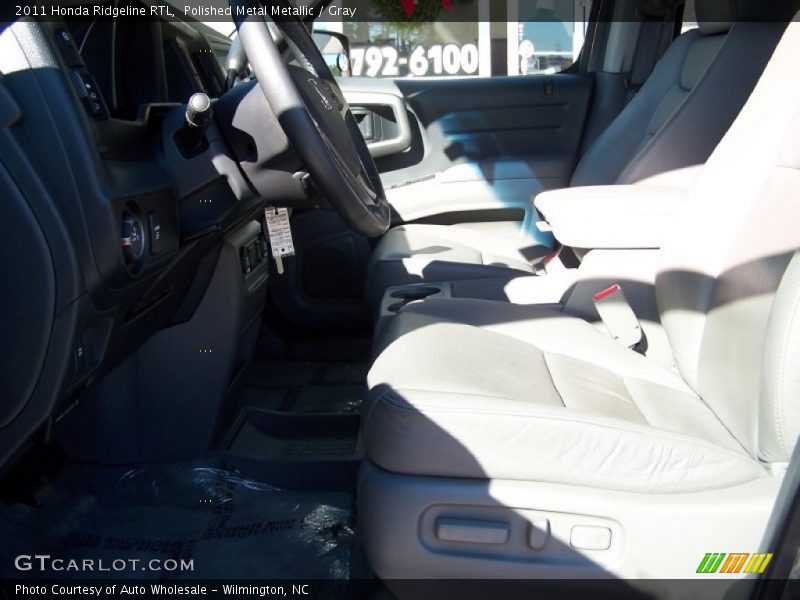 Polished Metal Metallic / Gray 2011 Honda Ridgeline RTL